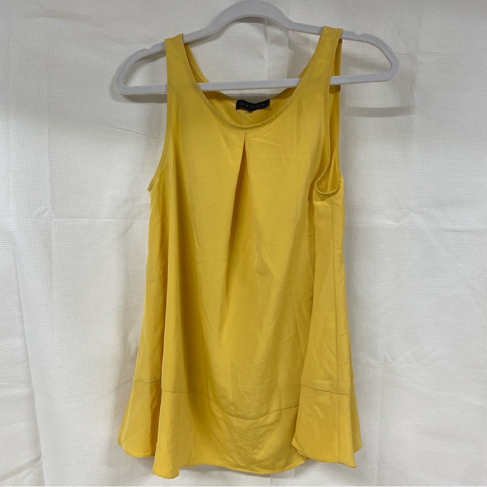 Hatch Maternity Sunny Yellow Tank Top